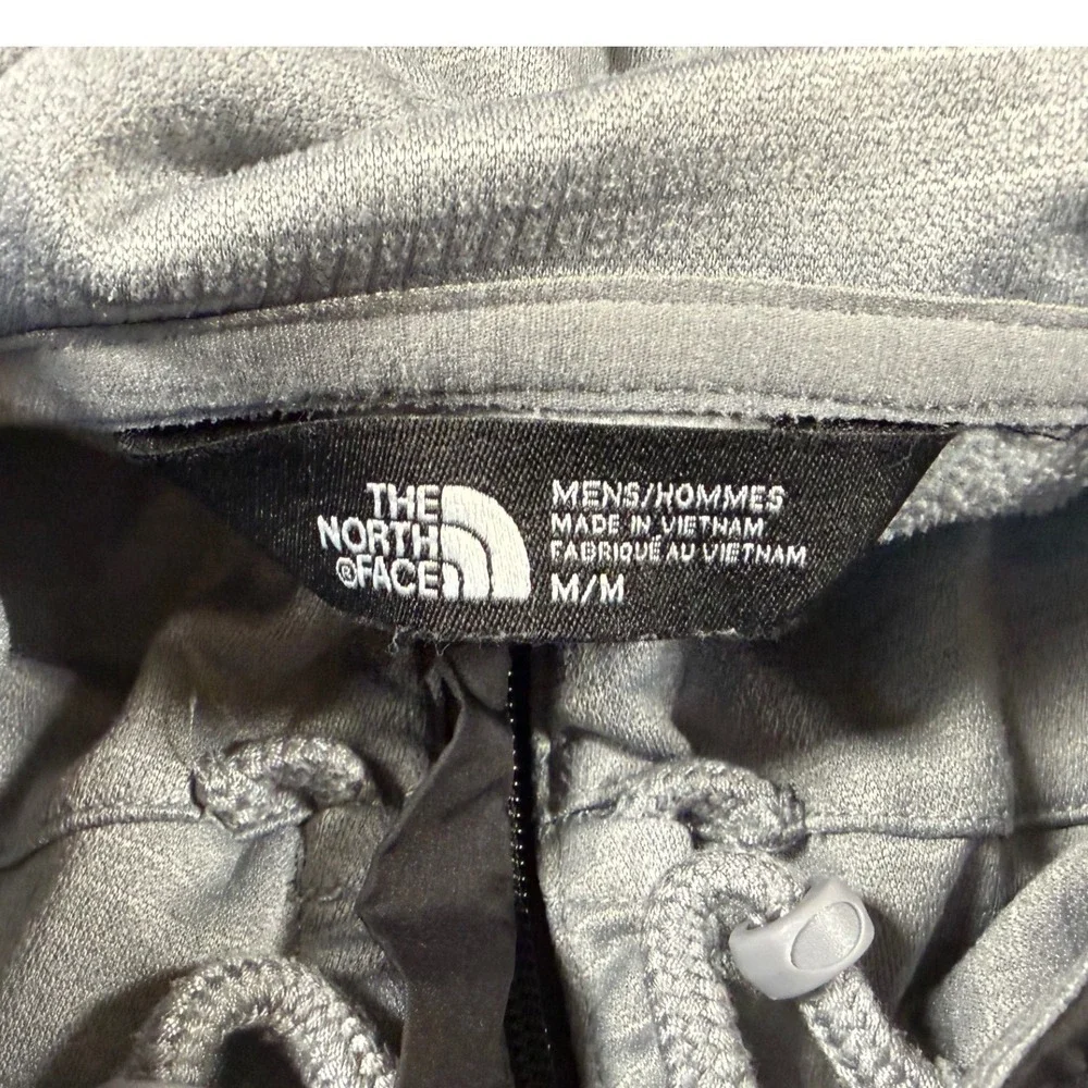 The North Face Mens Mountain Athletics Full Zip Hoodie Black Grey Medium